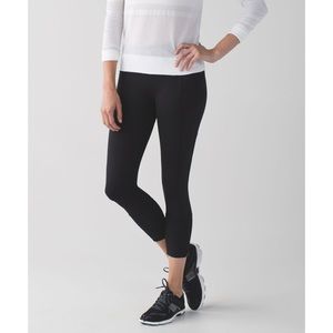 Lululemon Rebel Runner Crop Black Size 4